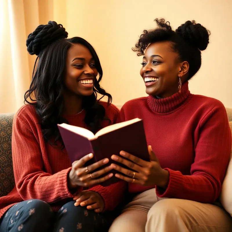 Diane & Mel with the book
