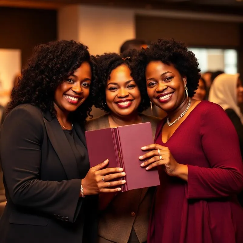 The Sistahs with the book